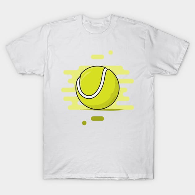 Tennis Ball T-Shirt by acidmit